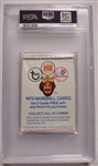 1979 Burger King Yankees Cello Pack PSA 6 (Thurman Munson on top)
