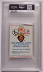 1979 Burger King Yankees Cello Pack PSA 5 (Ron Guidry on top)