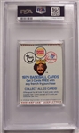 1979 Burger King Yankees Cello Pack PSA 6 (Bucky Dent on top)