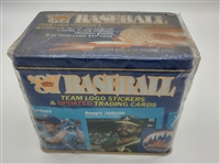 1987 Fleer Baseball Complete Base Set and Update Set in Tins (Glossy Cards Factory Sealed)