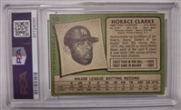 1971 Topps #715 Horace Clarke PSA 8 (NM-MT)
