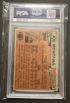 1981 Topps Joe Montana Rookie PSA 8 (NM-MT)