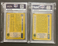 1982 Topps Football Complete Set with PSA 8 Lawrence Taylor & PSA 7 Joe Montana