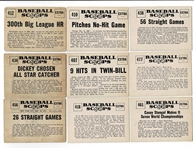 Lot of 18 1961 Nu Card Scoops w/ HOF Joe DiMaggio, Willie Mays, Ty Cobb and More