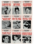 Lot of 18 1961 Nu Card Scoops w/ HOF Joe DiMaggio, Willie Mays, Ty Cobb and More