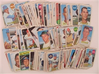 Lot of 286 1969 Topps Baseball w/ HOF & 13 High Numbers VG