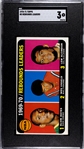 1970-71 Topps Basketball Rebounds Leaders #5 Lew Alcindor SGC 4