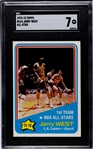 1972-73 Topps Basketball Jerry West #164 SGC 7 NM