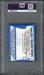 1980 Topps Baseball Unopened Wax Pack PSA 8