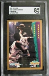 1992-93 Fleer Basketball Slam Dunk Autographed Darryl Dawkins Card #300 SGC 8