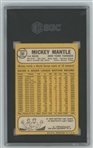 1968 Topps Mickey Mantle SGC 2