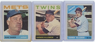 Vintage Baseball Star Lot Duke Snider, Harmon Killebrew