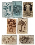 Lot of 7 1922 American Caramel Cards E120 POOR