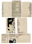 Lot of 7 1922 American Caramel Cards E120 POOR