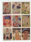1957 Topps lot of 39 cards including HOF Minnie Minoso and 6 mid-series high numbers 287-326 (LOW GRADE)