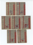 1957 Topps lot of 39 cards including HOF Minnie Minoso and 6 mid-series high numbers 287-326 (LOW GRADE)