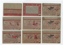 1958 Topps 63-card lot including 3 Jim Bunning cards and a Curt Flood Rookie (LOW GRADE)