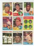 1962 1963 1964 1965 Topps Lot of 112  Low Grade Baseball Cards with HOF and high numbers