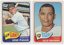 1962 1963 1964 1965 Topps Lot of 112  Low Grade Baseball Cards with HOF and high numbers