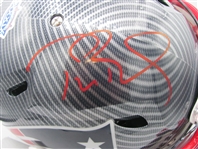 Tom Brady Limited Edition Full Sized Autographed Authentic Football Helmet