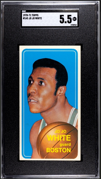 1970-71 Topps Jo Jo White #149 HOF Rookie #143 SGC 5.5