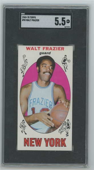 1969 Topps Basketball #98 Walt Frazier - New York Knicks RC