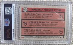 2018 Topps Archives 1981 Future Stars Trios #FS-LAA Shohei Ohtani PSA 10 Rookie