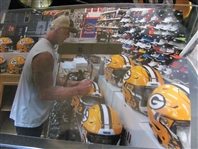 Brett Favre Signed Full Sized Authentic Football Helmet Green Bay Packers Favre Certified