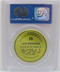 1971 Topps Coins #20 Lew Krausse PSA 9 Mint