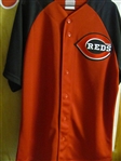 Ken Griffey Sr. Majestic Autographed Cincinnati Reds Jersey JSA Certified Size L