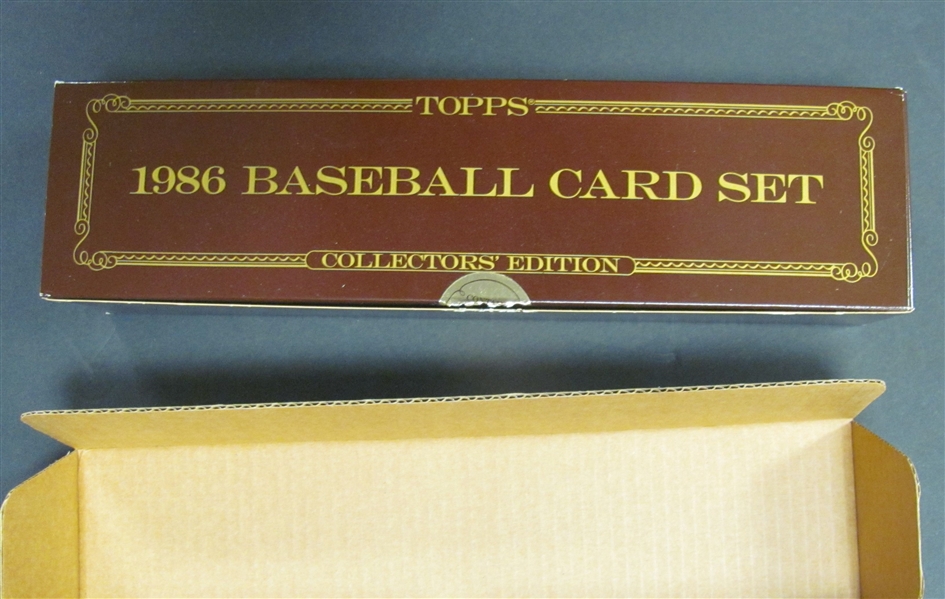 1986 Topps Tiffany Complete Set (Cracked Seal)