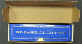 1985 Topps Tiffany Baseball Complete Set (Open)