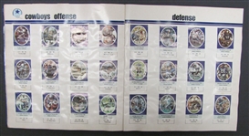 NFL Action '72 NFL 56 Page Stamp Album Complete with All Stamps (GREAT CONDITION)