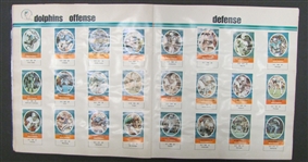 NFL Action '72 NFL 56 Page Stamp Album Complete with All Stamps (GREAT CONDITION)