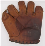 Leon Goose Goslin Model Leather Fielders Glove - 1930s Vintage