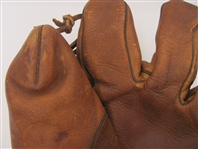 Leon Goose Goslin Model Leather Fielders Glove - 1930s Vintage