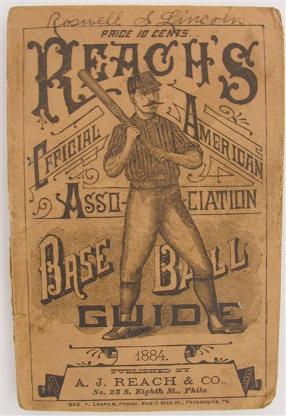 1884 Reachs Official American Association Baseball Guide