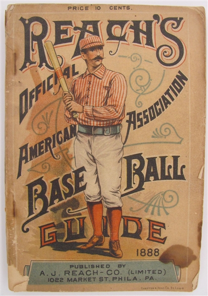 1888 Reachs Official American Association Baseball Guide