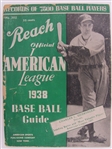 1938 Reachs Official American League Baseball Guide Charlie Gehringer Cover
