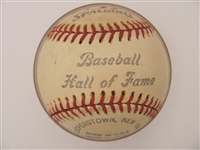 Ralph Kiner and Bob Lemon Autographed Hall of Fame Baseball JSA Certified