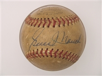 Robin Roberts and Gene Mauch Autographed Baseball JSA Certified