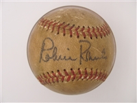 Robin Roberts and Gene Mauch Autographed Baseball JSA Certified