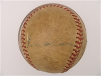 Robin Roberts and Gene Mauch Autographed Baseball JSA Certified