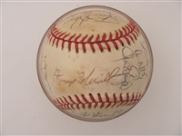 1991 New York Yankees Team Autographed Ball including Don Mattingly, Graig Nettles, Buck Showalter, Steve Sax, and 25 other signatures JSA Full Letter Certified