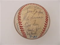 1991 New York Yankees Team Autographed Ball including Don Mattingly, Graig Nettles, Buck Showalter, Steve Sax, and 25 other signatures JSA Full Letter Certified