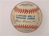 1991 New York Yankees Team Autographed Ball including Don Mattingly, Graig Nettles, Buck Showalter, Steve Sax, and 25 other signatures JSA Full Letter Certified