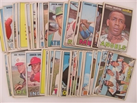 1967 Topps Starter Set 307/609 (50.4%) including 16 HOFs (Mays, Aaron, Gibson, Carlton, and others) and 14 Leaders Cards plus  17 Series 7 High Numbers