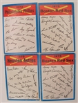 1973 Topps Baseball Blue Checklist Lot of 10