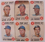 1968 Topps Game Cards Lot of 10 Different incl. Pete Rose, Roberto Clemente, Al Kaline (LOW GRADE)