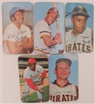 1970 and 1971 Lot of 5 Topps Supers featuring two Willie Stargell cards, Bob Gibson, Luke Walker, and Dick Allen